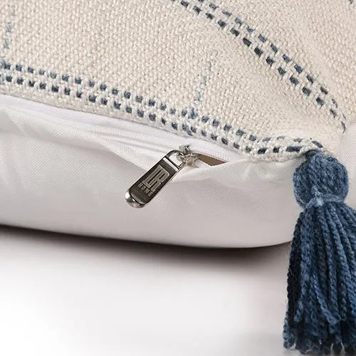 Denver 08205BLO Blue/Ivory Pillow