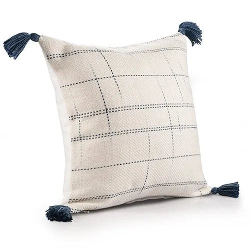 Denver 08205BLO Blue/Ivory Pillow