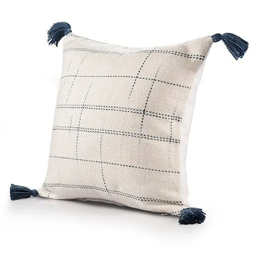 Denver 08205BLO Blue/Ivory Pillow