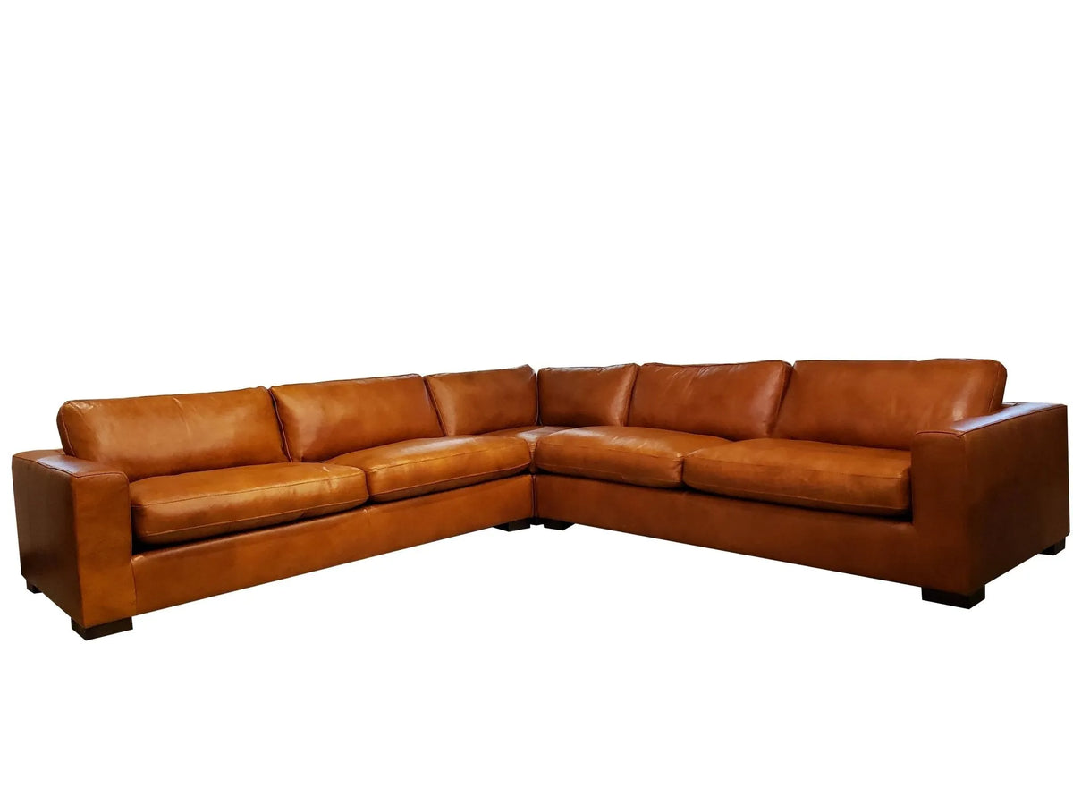 Derrick Camel Sectional - Rug & Home