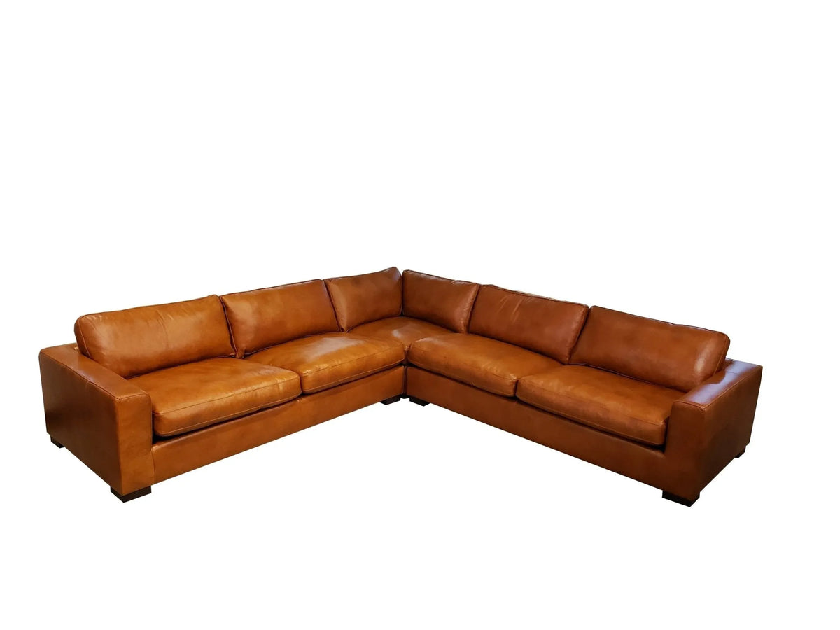 Derrick Camel Sectional - Rug & Home