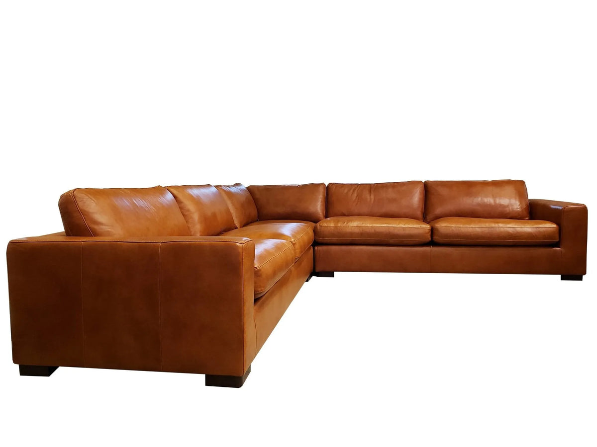 Derrick Camel Sectional - Rug & Home