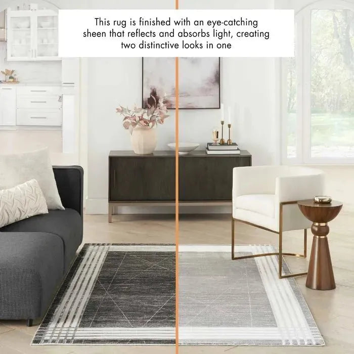 Desire DSR01 Charcoal/Silver Rug