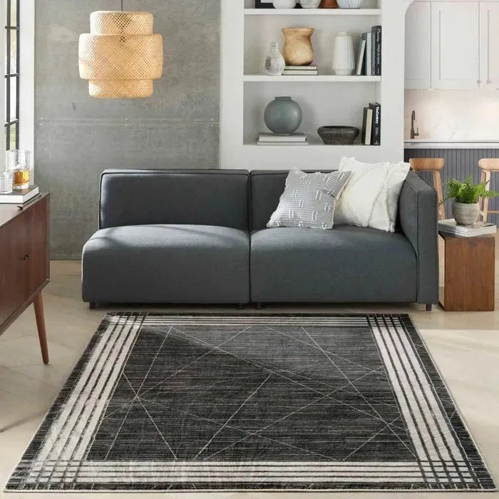 Desire DSR01 Charcoal/Silver Rug