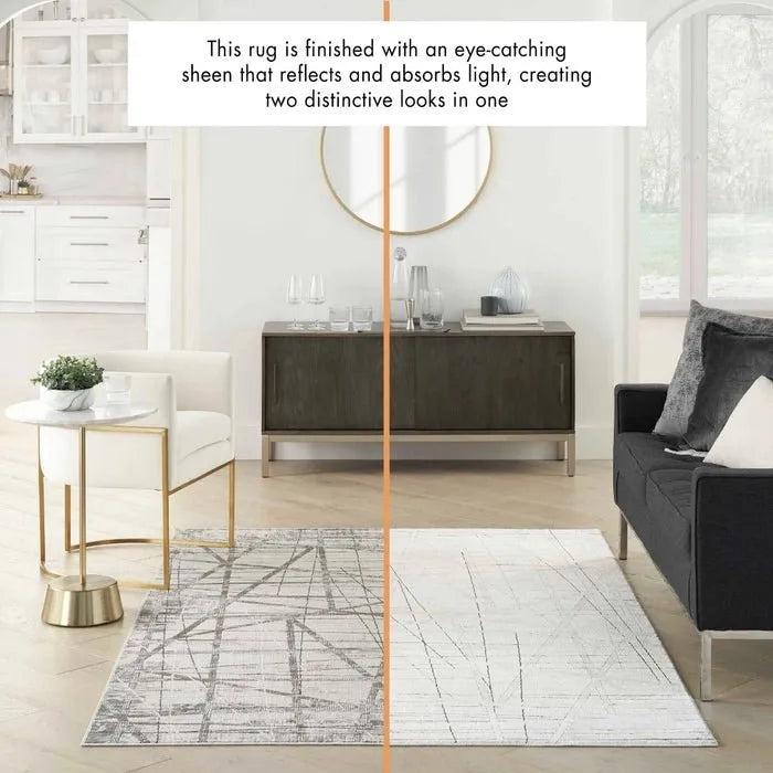 Desire DSR03 Grey/Silver Rug - Rug & Home