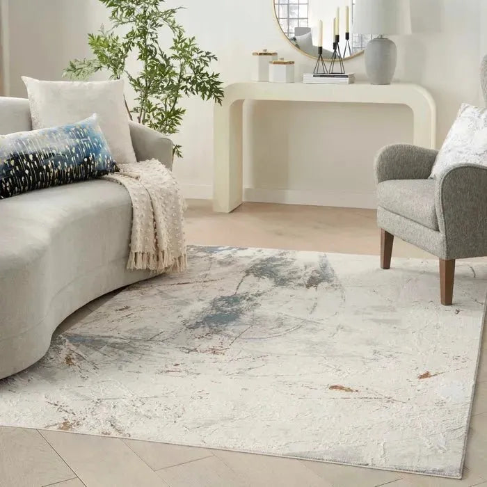 Desire DSR04 Ivory/Blue Rug