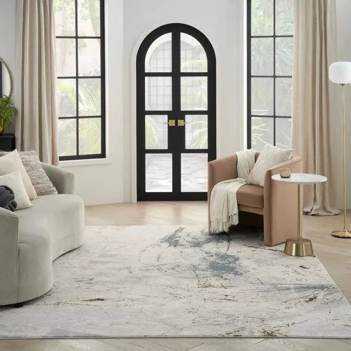 Desire DSR04 Ivory/Blue Rug