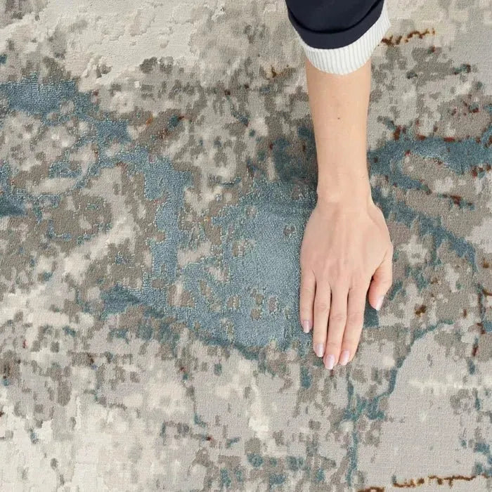 Desire DSR04 Ivory/Blue Rug