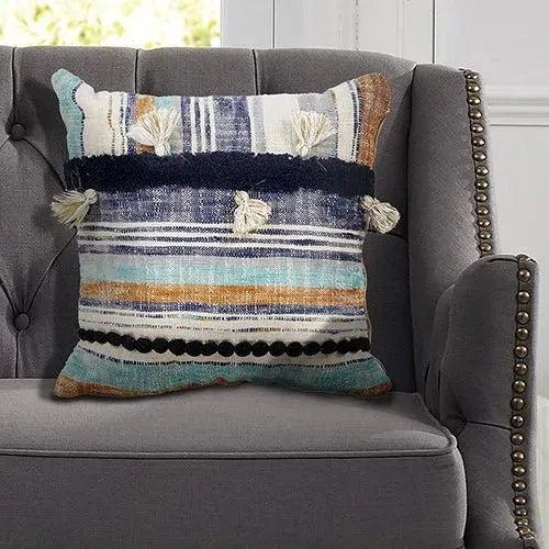 Destin 07346BLK Black/Multi Pillow