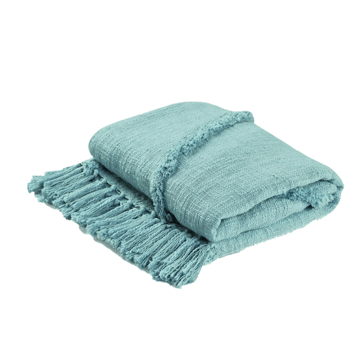 Diamond Lr80195 Aqua Sky Blue Throw Blanket Rug Home