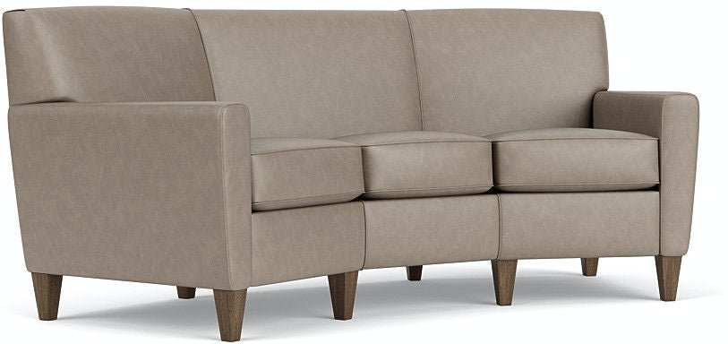 Digby Custom Conversation Leather Sofa - Rug & Home