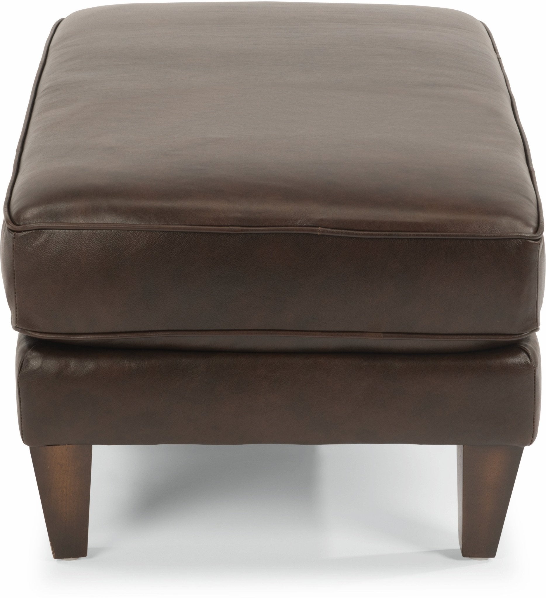 Custom deals leather ottoman