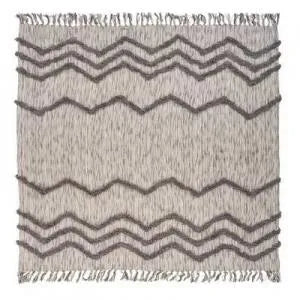 Discontinued 80146GYN Grey/Natural Throw Blanket