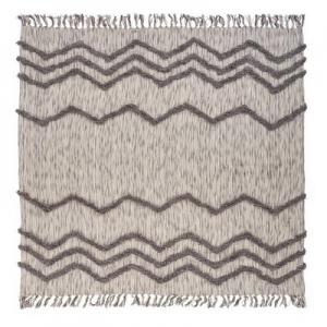 Discontinued 80146GYN Grey/Natural Throw Blanket - Rug & Home