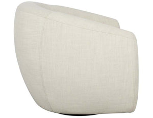 Dominic Swivel Accent Chair Ivory - Rug & Home