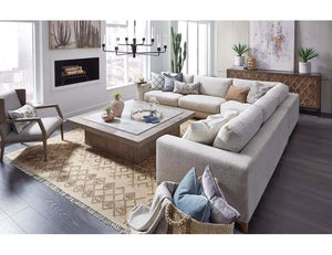 Donovan Sectional Sand/Grey - Rug & Home