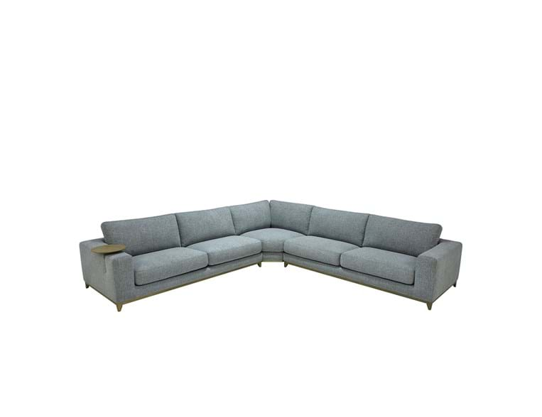 Donovan Sectional Sand/Grey - Rug & Home