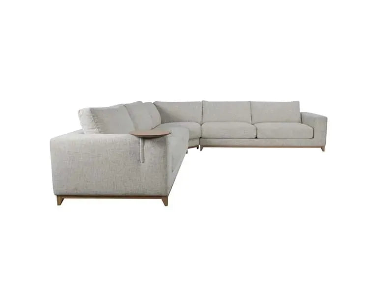 Donovan Sectional Sand/Grey - Rug & Home