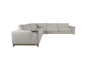 Donovan Sectional Sand/Grey - Rug & Home