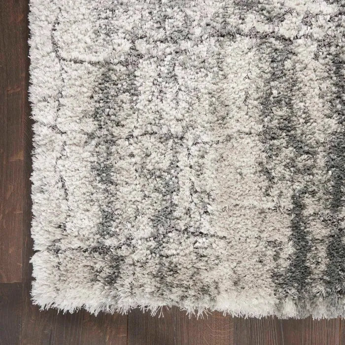 Dreamy Shag DRS01 Ivory/Charcoal Rug - Rug & Home