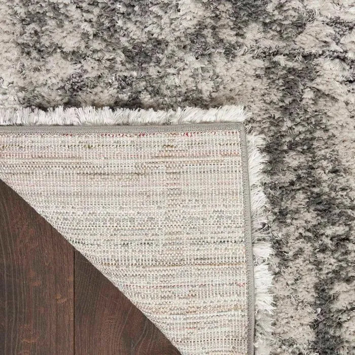 Dreamy Shag DRS01 Ivory/Charcoal Rug - Rug & Home