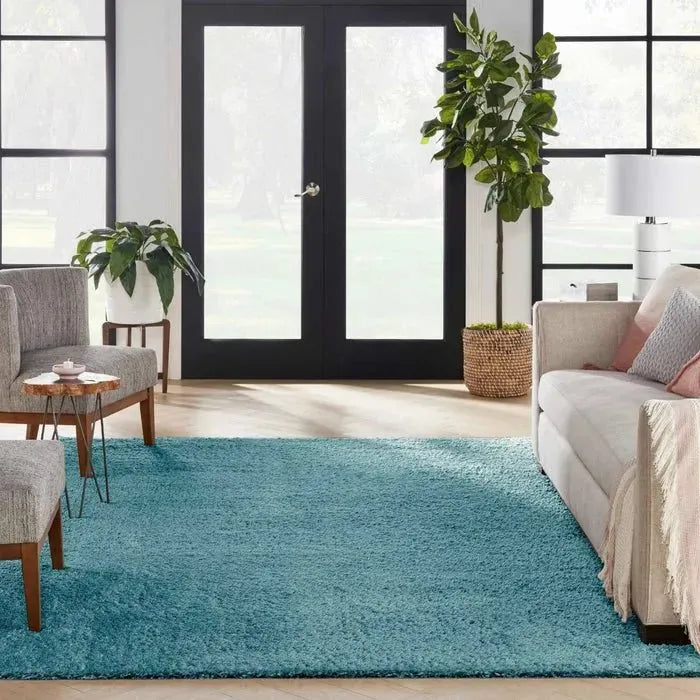 Dreamy Shag DRS05 Aqua Rug