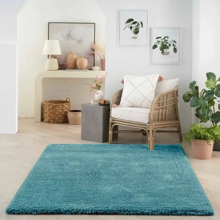 Dreamy Shag DRS05 Aqua Rug