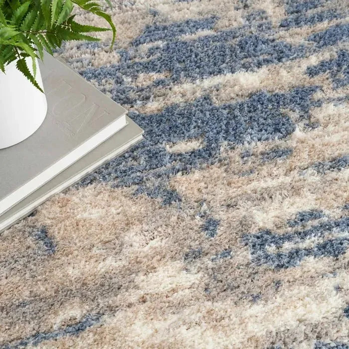 Dreamy Shag DRS10 Light Blue/Grey Rug