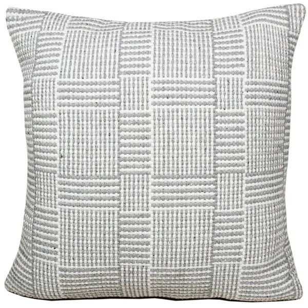 Drew 07748GIV Grey/Ivory Pillow - Rug & Home