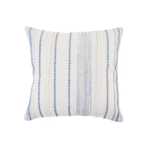 Drew Lr07569 White/Blue Pillow - Rug & Home