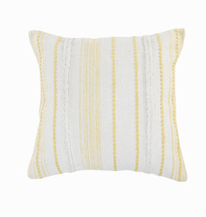 Drew Lr07569 White/Yellow Pillow - Rug & Home