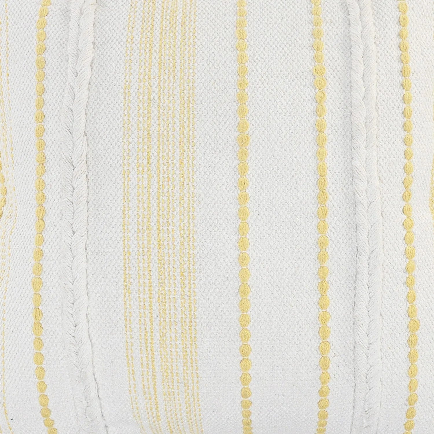 Drew Lr07569 White/Yellow Pillow - Rug & Home