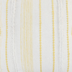 Drew Lr07569 White/Yellow Pillow - Rug & Home