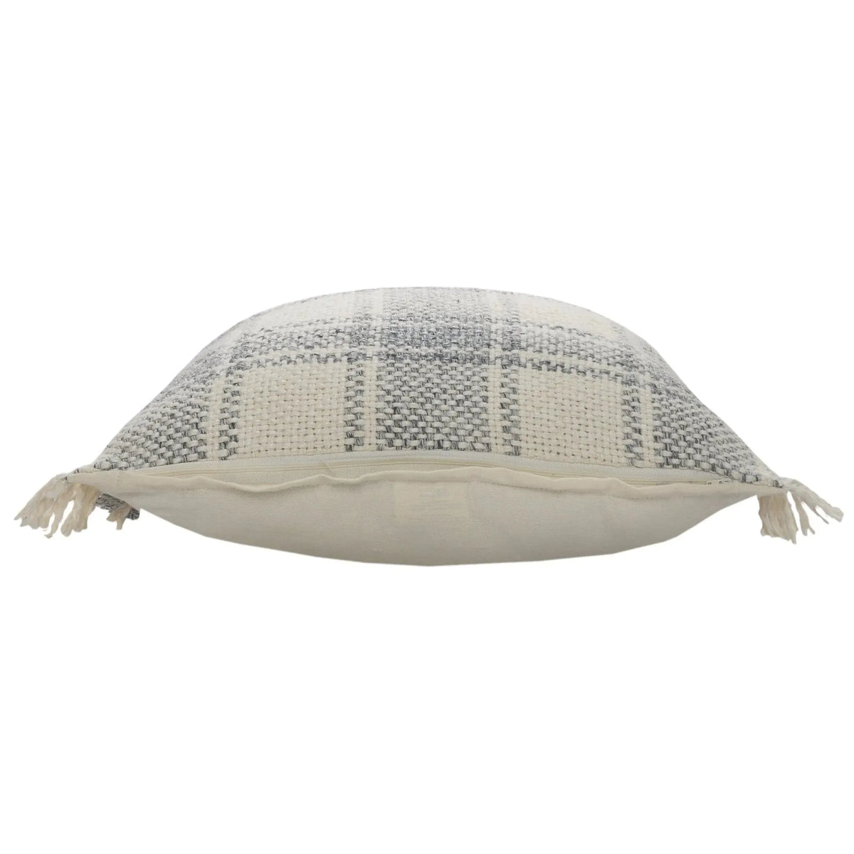 Drew Lr07624 White/Gray-Blue Pillow
