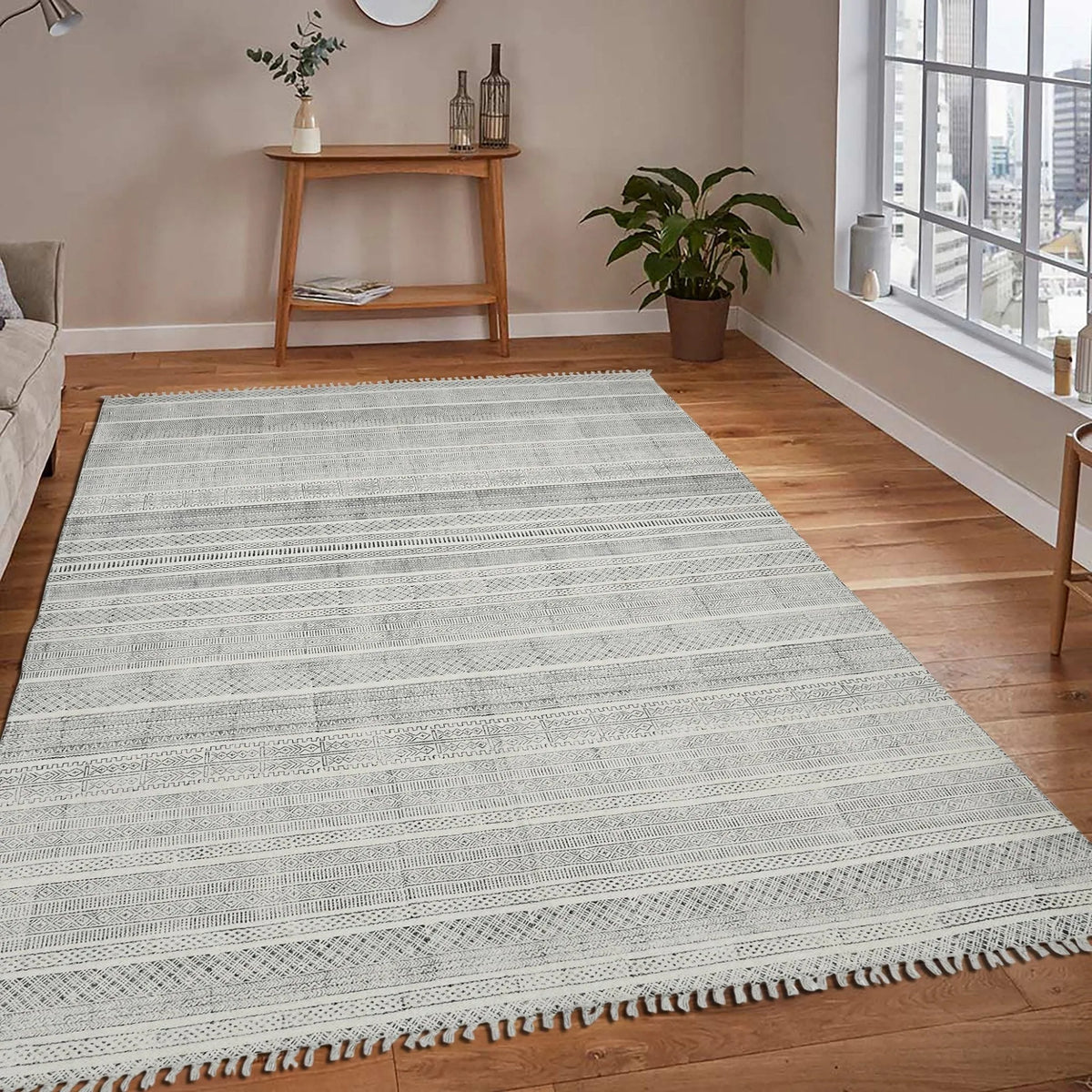 DUNE DUN-1 Charcoal Rug - Rug & Home