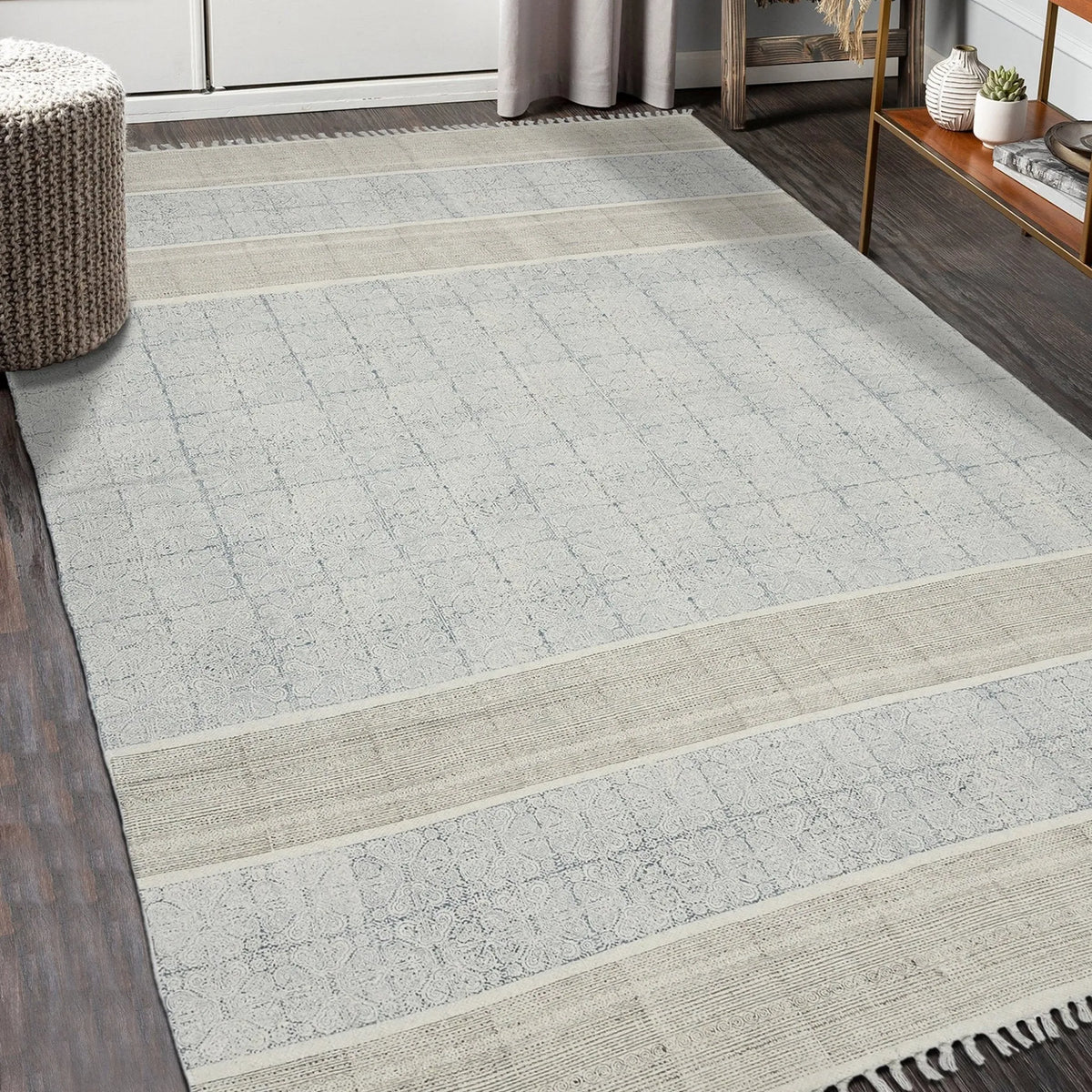 DUNE DUN-4 Stone Blue Rug - Rug & Home