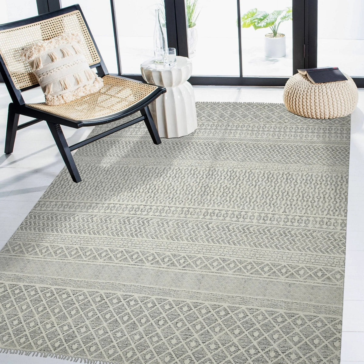 DUNE DUN-5 Grey Rug - Rug & Home