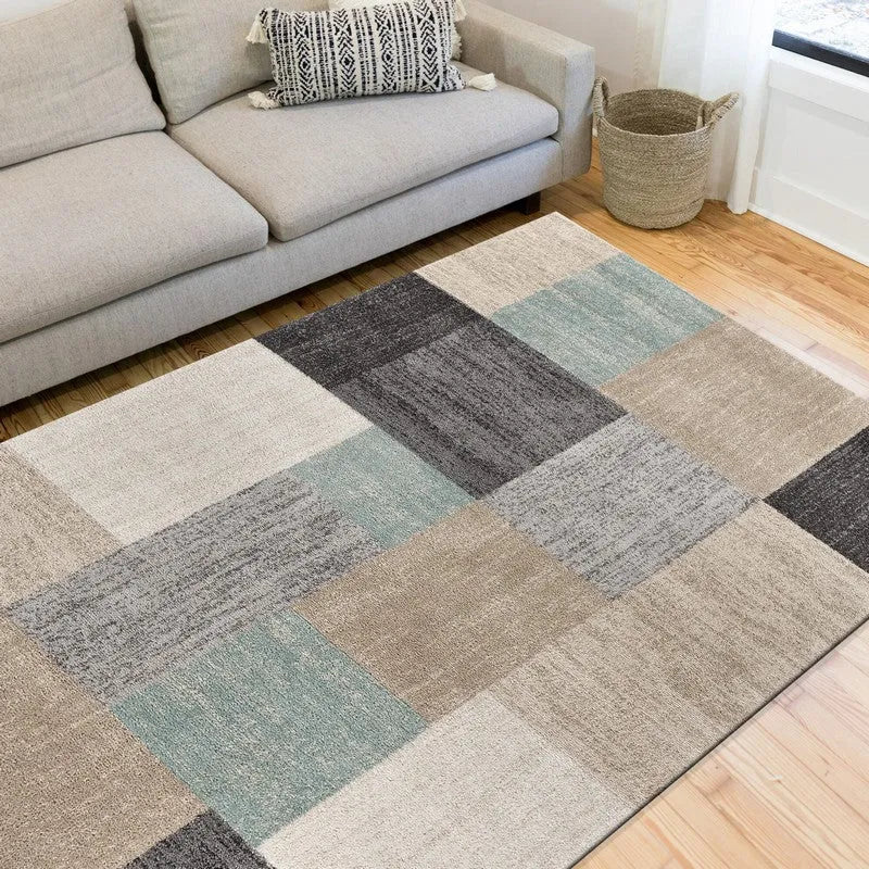 Dune Lr81663 Gray/Tan/Teal Rug