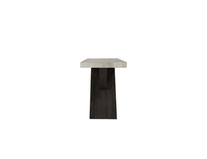 Durant Console Table Black/Antique Grey - Rug & Home