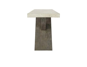 Durant Console Table Grey/Antique White - Rug & Home