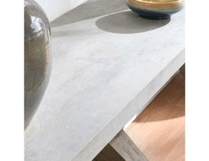 Durant Console Table Grey/Antique White - Rug & Home