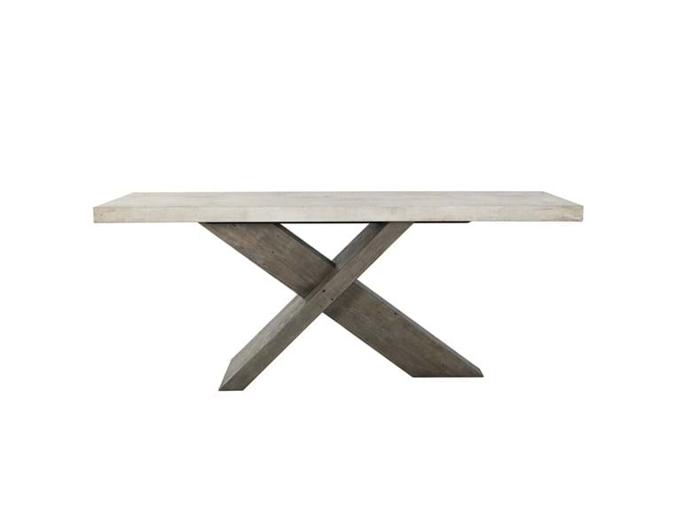 Durant Console Table Grey/Antique White - Rug & Home