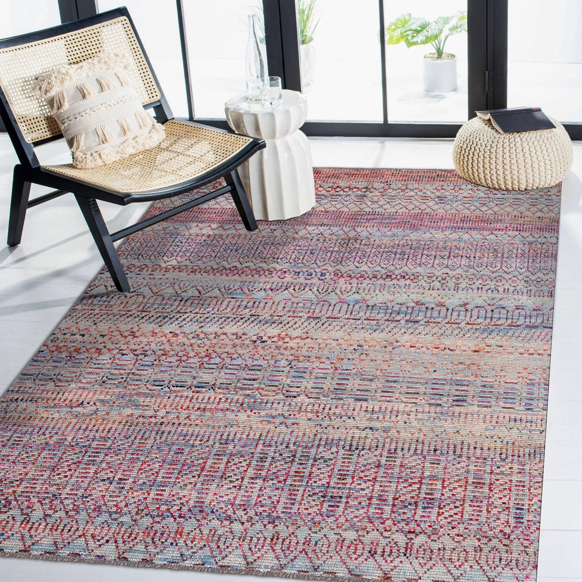 Durva Wool & Silk SC-25A4 Grey Rug - Rug & Home