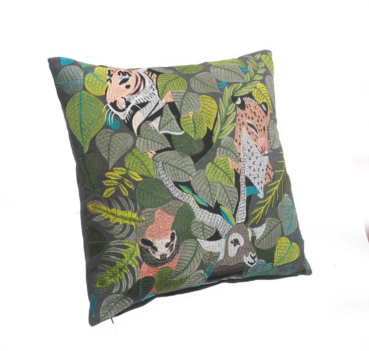 Dynasty Lr07499 Green/Multi Pillow