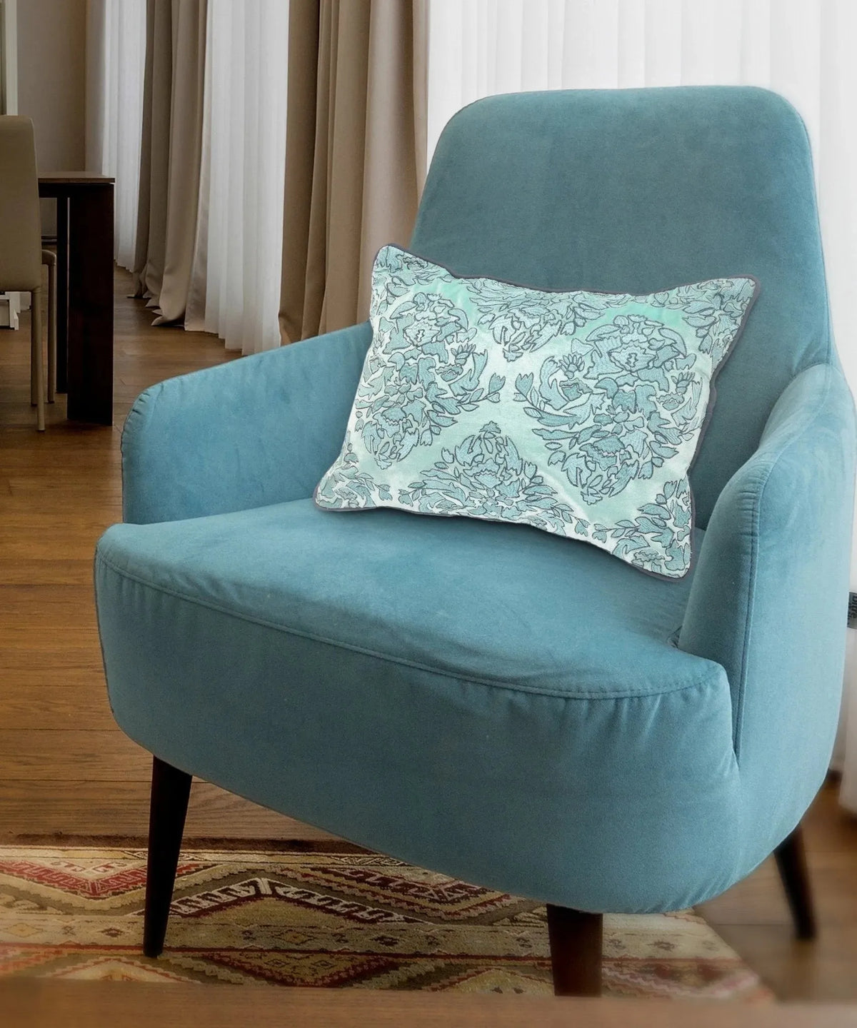 Dynasty Lr07505 Mint/Gray Pillow