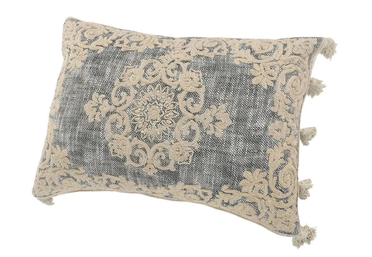 Dynasty Lr07506 Gray/Ivory Pillow