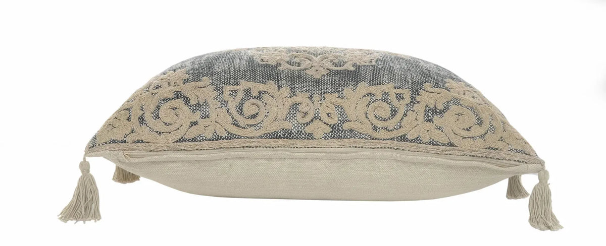 Dynasty Lr07506 Gray/Ivory Pillow