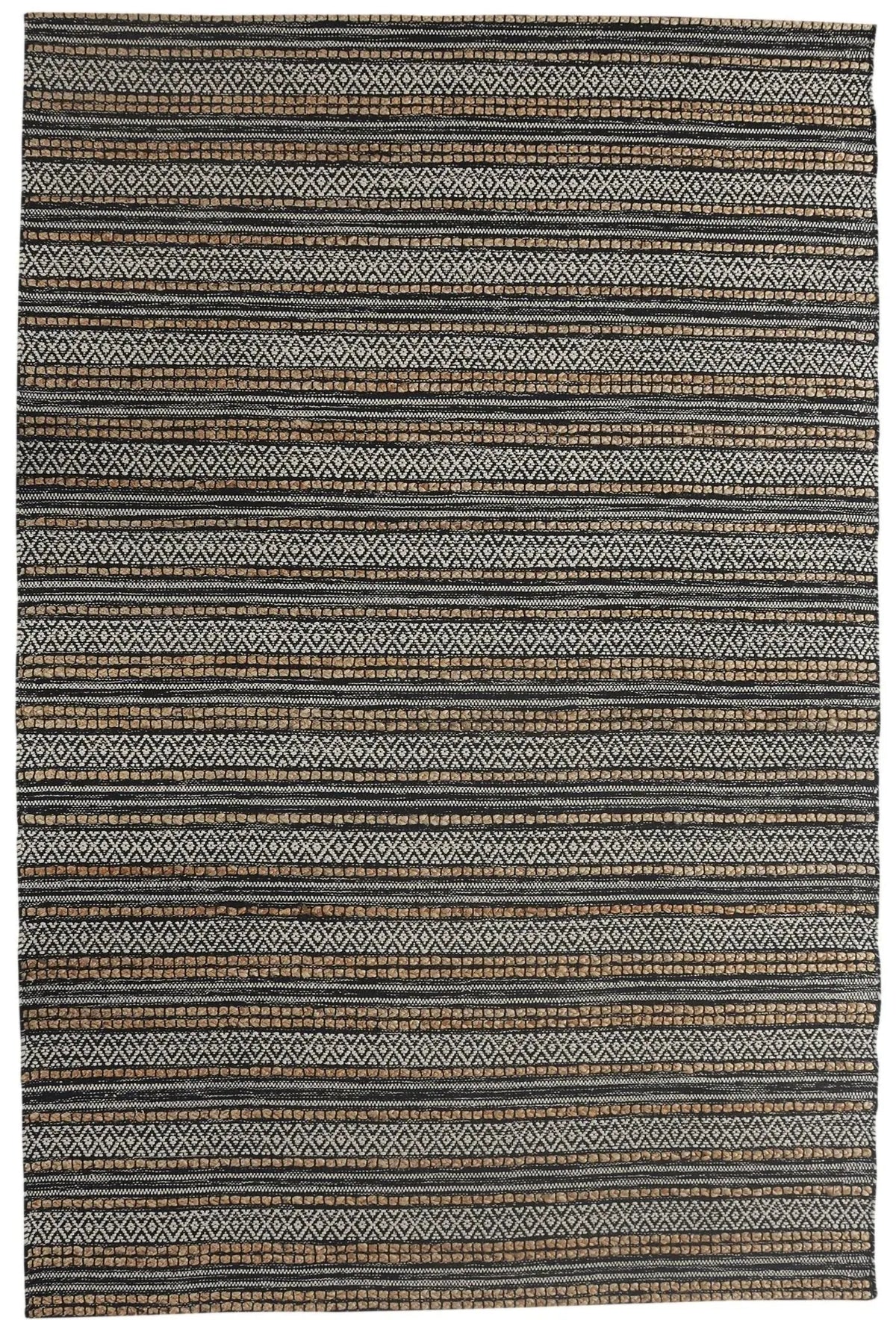 Earth Lr81896 Black/Tan Rug