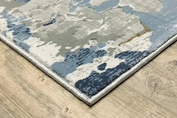 Easton 3317E Grey/Blue Rug