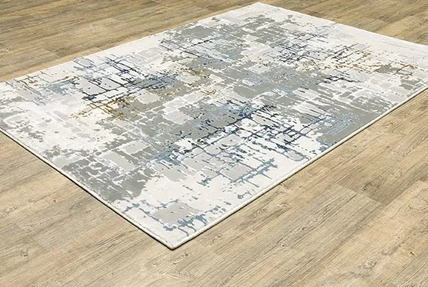 Easton 8111X Ivory/Blue Rug